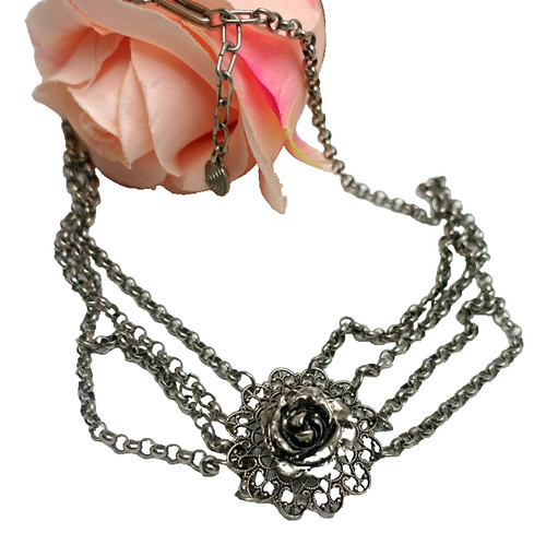 Mehrreihiges trachtencollier - mehrreihiges,