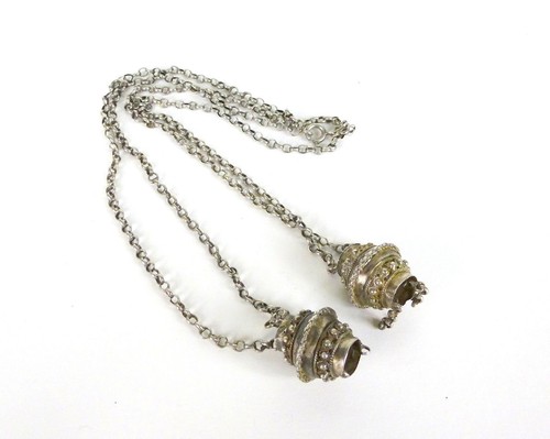 Trachtenschmuck silber kette - silber,