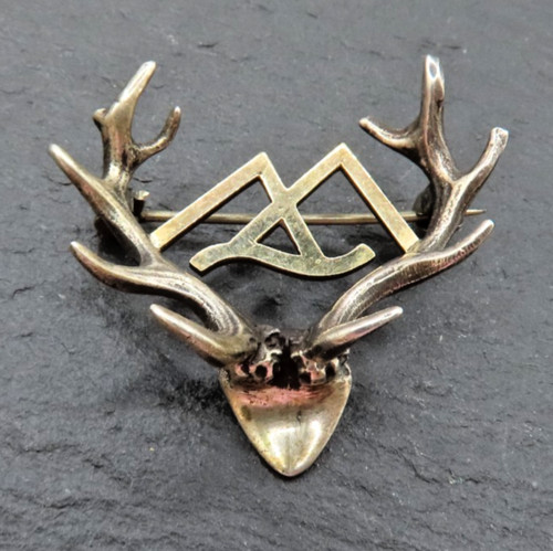 Trachten brosche 800er silber - brosche,