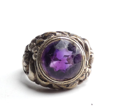 925 silber ring amethyst damen - 925,