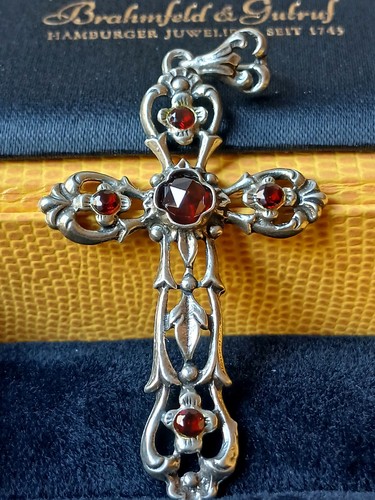 Vintage kreuz anhänger - -anhänger, 800er