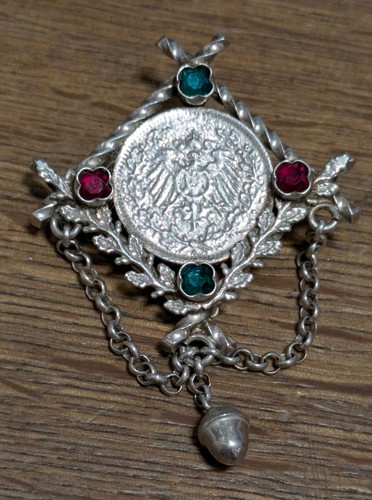 Brosche herrenschmuck antik - brosche,