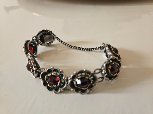 Granat trachtenschmuck - granat,
