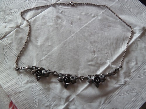 Antike silberne kette - silberne,