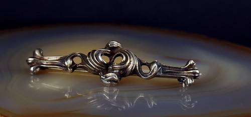 Brosche silber tracht - brosche,
