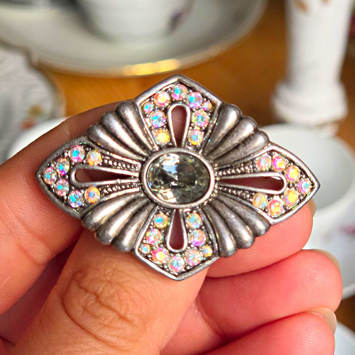 Vintage brosche raute - vintage,