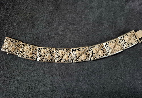 Antik trachten armband 835 - armband,