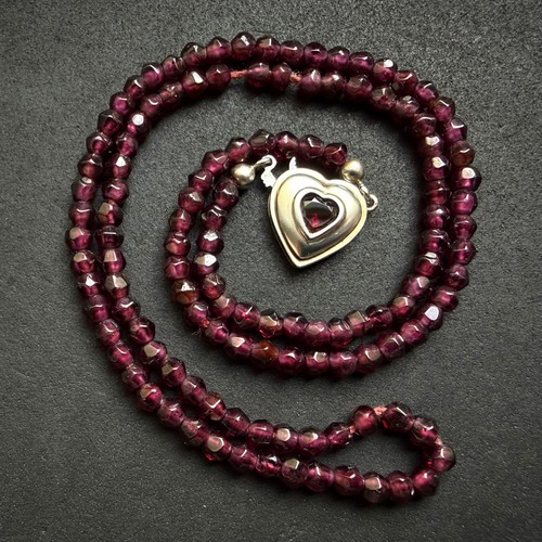 Vintage herz collier - herz, kette